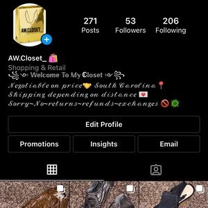 My Closet visit my Instagram at AW.Closet_